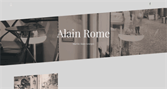 Desktop Screenshot of alainrome.com